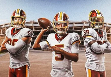Washington Commanders REDSKINS ERA Retro Jersey Washington Commanders REDSKINS ERA Retro Jersey