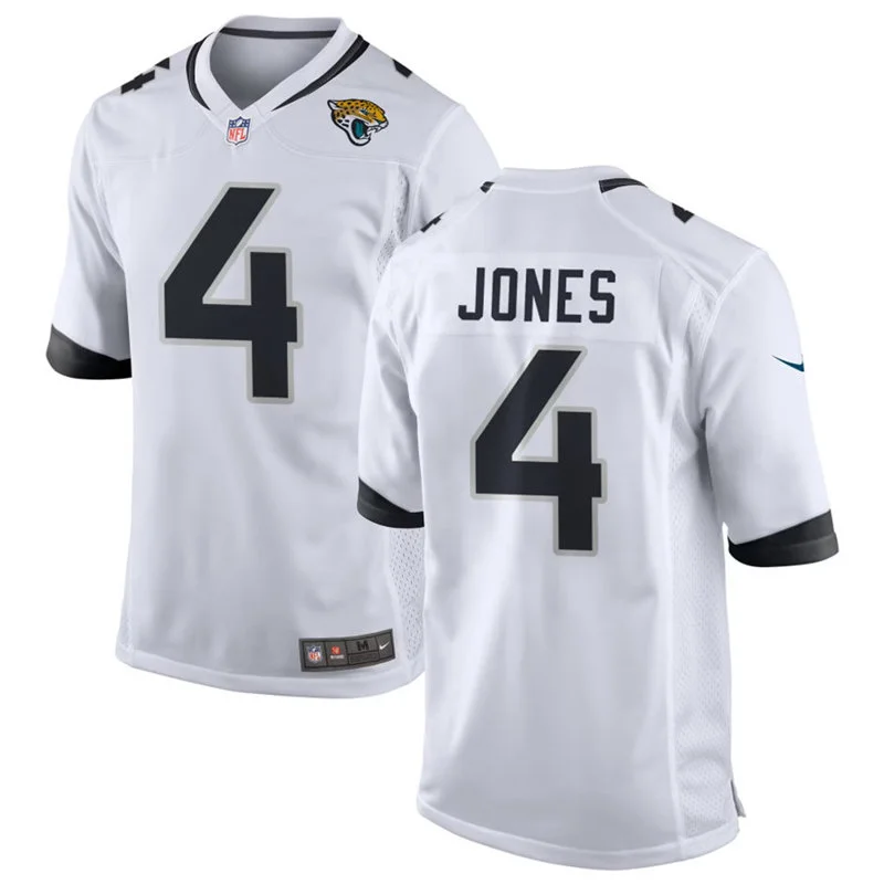 Mens Jacksonville Jaguars #4 Jarrian Jones Nike White Vapor F.U.S.E. Limited Jersey