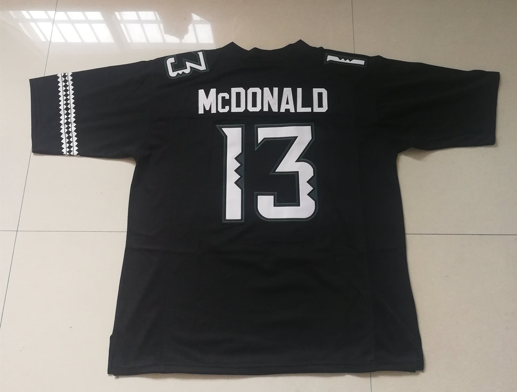 Men's NCAA Hawaii Rainbow Warriors #13 Cole McDonald Under Armour Black Football Jersey Men's NCAA Hawaii Rainbow Warriors #13 Cole McDonald Under Armour Black Football Jersey