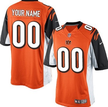 Mens Nike Cincinnati Bengals Customized 2018 Orange Limited Jersey