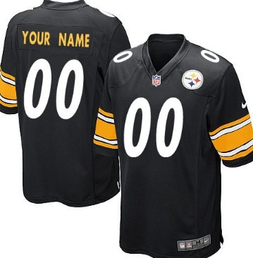 Pittsburgh Steelers Customized Nike Black Vapor F.U.S.E. Limited Jersey