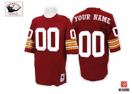 Washington Redskins Customized Burgundy Throwback Jerseys
