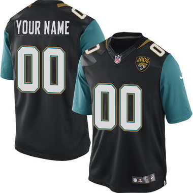 Men's Nike Jacksonville Jaguars Customized Nike 2015 Black Limited Jersey