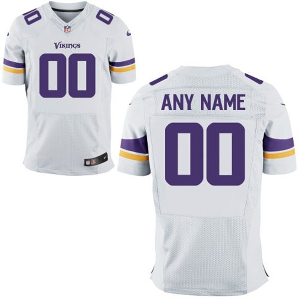 Minnesota Vikings Custom Nike White F.U.S.E. Vapor Limited Jersey