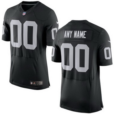 Men's Las Vegas Raiders Custom Nike Black Vapor F.U.S.E. Limited Jersey.