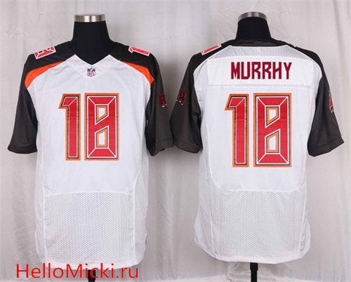 Men's Tampa Bay Buccaneers #18 Louis Murphy White Road Nike Elite Jersey