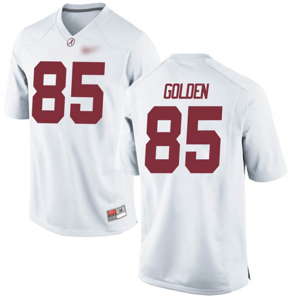 Chris Golden Alabama Crimson Tide Men's Jersey - #85 NCAA White Game