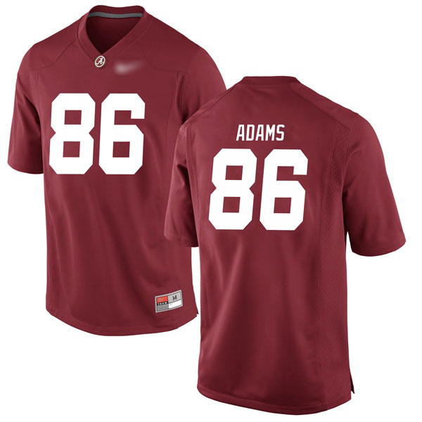 Connor Adams Alabama Crimson Tide Men's Jersey - #86 NCAA Crimson Game