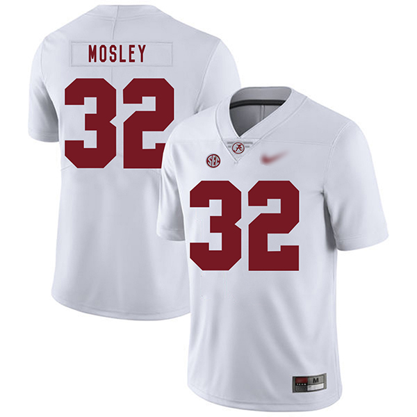 CJ Mosley Alabama Crimson Tide Men's Jersey - #32 NCAA White Game Authentic