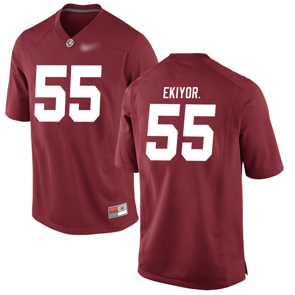 Emil Ekiyor Jr. Alabama Crimson Tide Men's Jersey - #55 NCAA Crimson Game