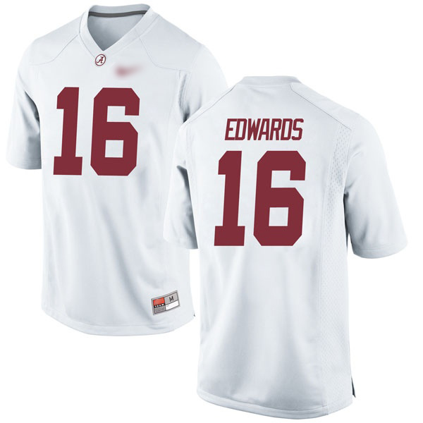 Kyle Edwards Alabama Crimson Tide Men's Jersey - #16 NCAA White Game