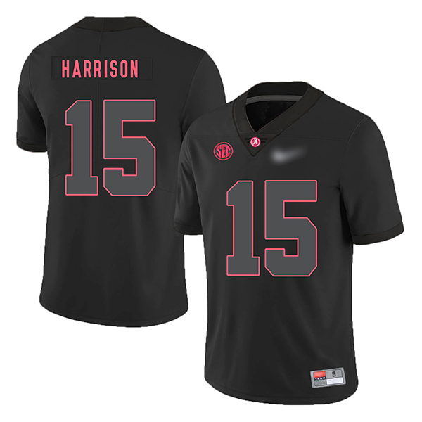 Ronnie Harrison Alabama Crimson Tide Men's Jersey - #15 NCAA Black Game Authentic