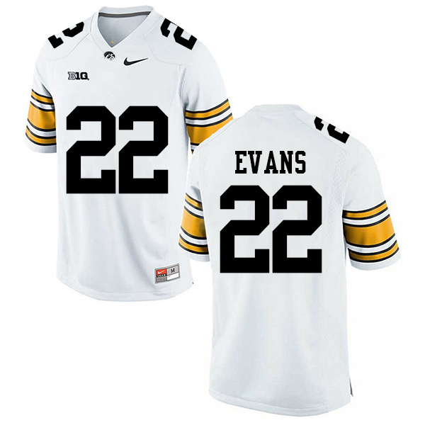 Toks Akinribade Iowa Hawkeyes Men's Jersey - #22 NCAA White Limited Away