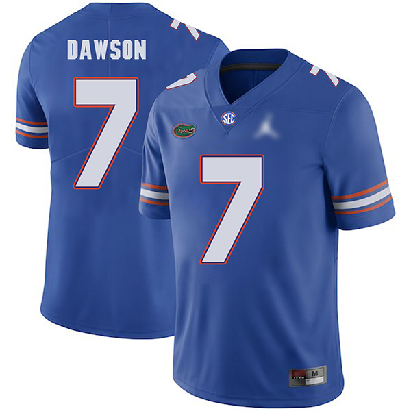 Duke Dawson Florida Gators Men's Jersey - #7 NCAA Blue Untouchable Authentic