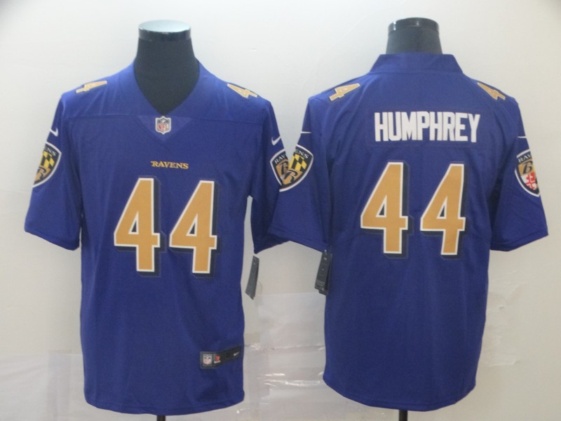 Men's Baltimore Ravens #44 Marlon Humphrey Nike Purple Alternate Vapor F.U.S.E 2026 Next Flight Jersey
