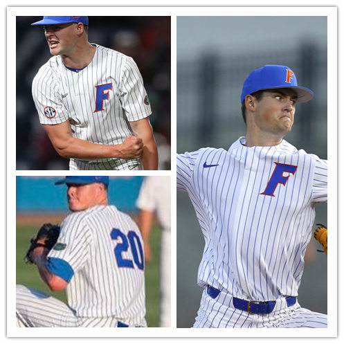 Florida Gators #20 Pete Alonso Nike 2021 White Pinstripe College Baseball Game Jersey