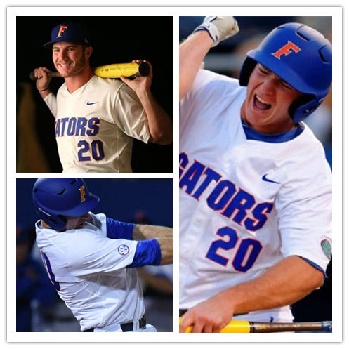 Florida Gators #20 Pete Alonso Nike 2016 White Gators College Baseball Jersey