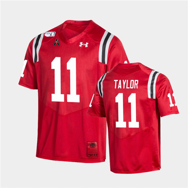 Mens Cincinnati Bearcats #11 Leonard Taylor Under Armour Red College Football Alumni Jersey
