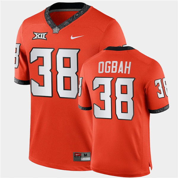 Mens Oklahoma State Cowboys #38 Emmanuel Ogbah Nike Orange College Football Jersey