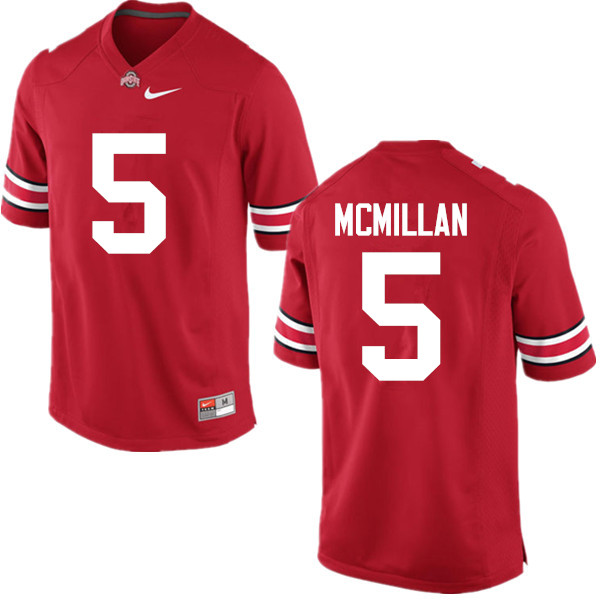 Mens #5 Raekwon McMillan Ohio State Buckeyes Stitched Nike Scarlet College Football Game Jersey S-3XL