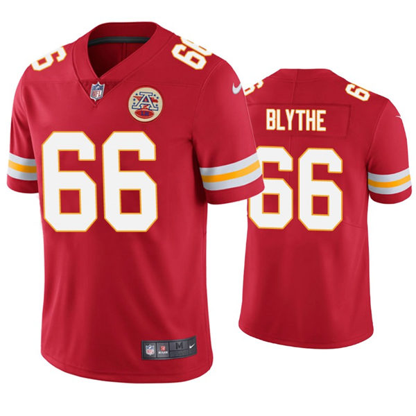 Men's Kansas City Chiefs #66 Austin Blythe Nike Red Vapor Untouchable Limited Jersey