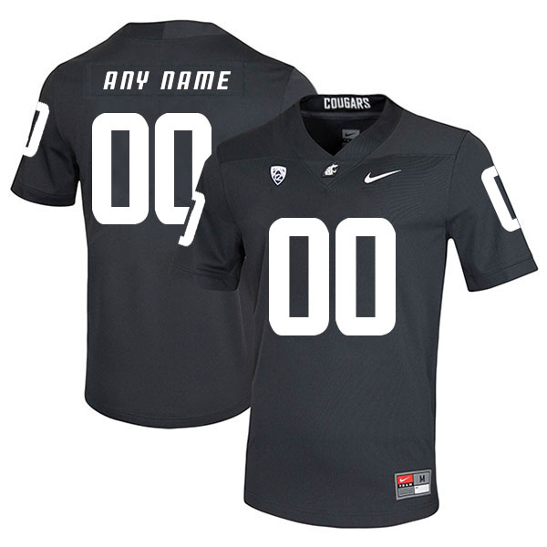  Washington State Cougars Custom 2020 Pewter Nike Football Jersey