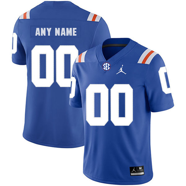 Florida Gators Custom Jordan Royal 1960's Throwback Football Jersey