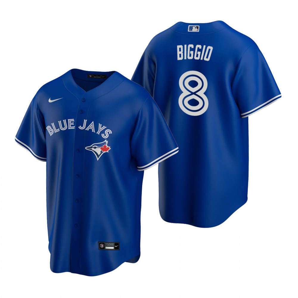 Men's Toronto Blue Jays #8 Cavan Biggio Nike Royal Cool Base Jersey