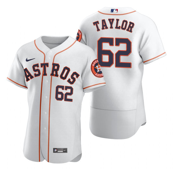 Men's Houston Astros #62 Blake Taylor Nike White Home Flexbase Jersey