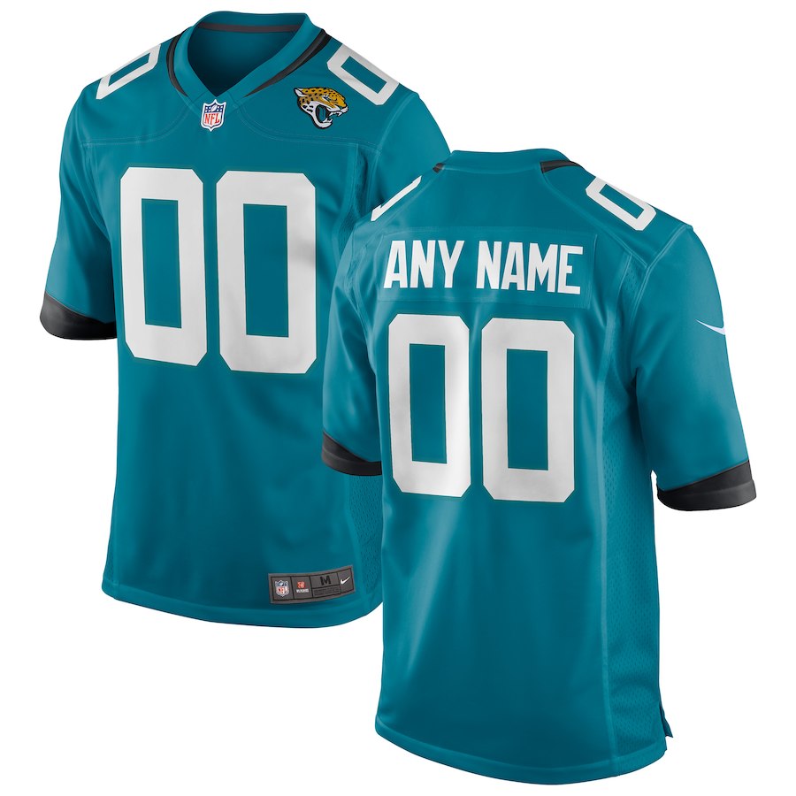 Jacksonville Jaguars Custom Teal Alternate Nike Vapor F.U.S.E. Limited Jersey