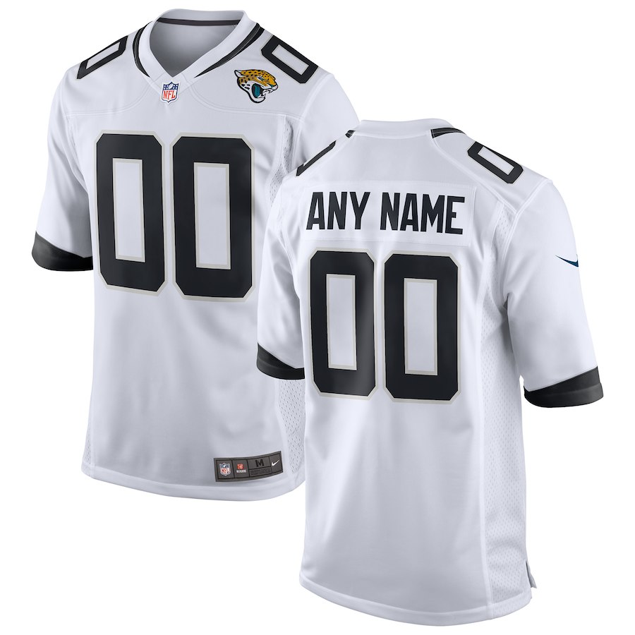 Jacksonville Jaguars Custom Nike White Vapor F.U.S.E. Limited Jersey