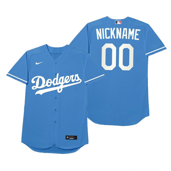 Los Angeles Dodgers Custom Nike Royal 2021 Players' Weekend Nickname Jersey