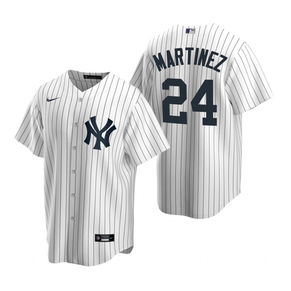 Mens New York Yankees Retired Player #24  Tino Martinez Nike White Home Cool Base Jersey