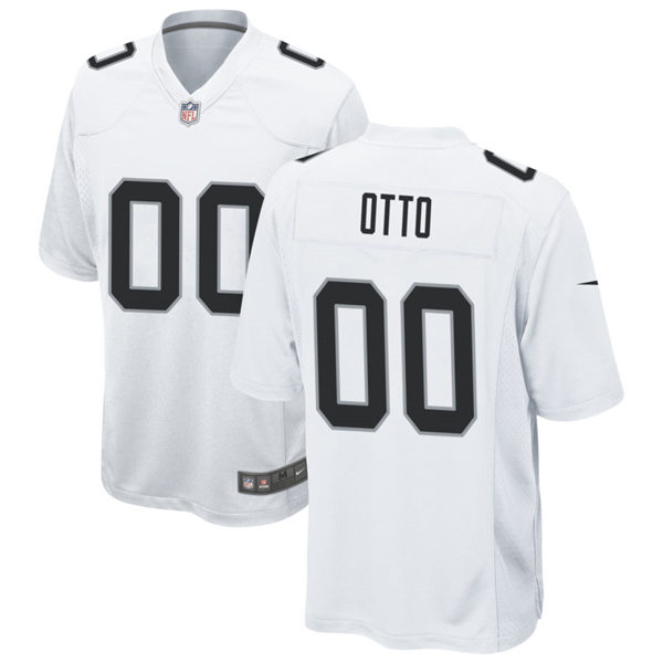 Youth Las Vegas Raiders Retired Player #00 Jim Otto Nike White Vapor Limited Jersey 