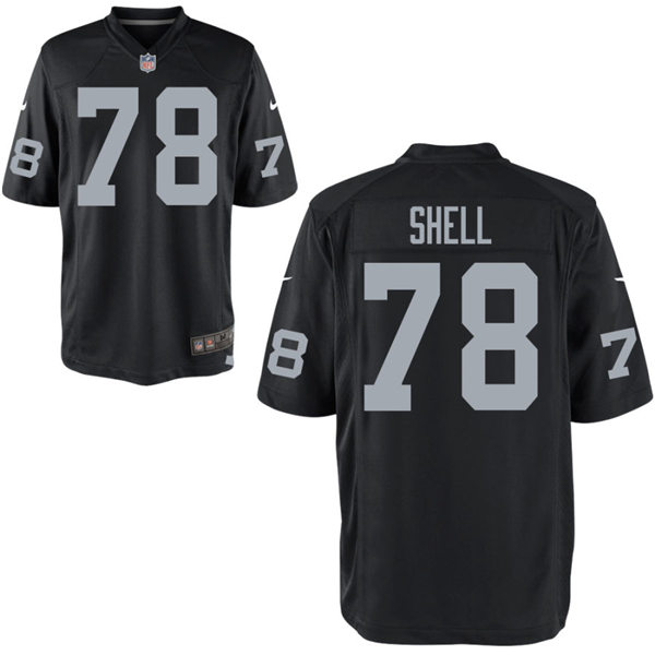 Youth Las Vegas Raiders Retired Player #78 Art Shell Nike Black Vapor Limited Jersey  