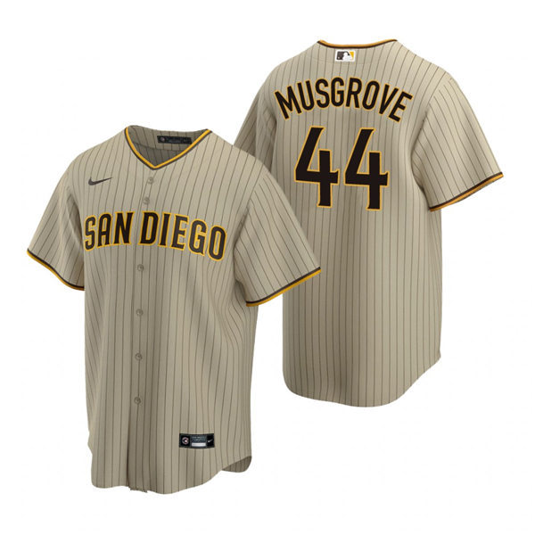 Youth San Diego Padres #44 Joe Musgrove  Nike Tan Brown Alternate CooBase Stitched MLB Jersey