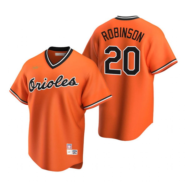 Youth Baltimore Orioles #20 Frank Robinson NikeNike Orange Cooperstown Collection Jersey