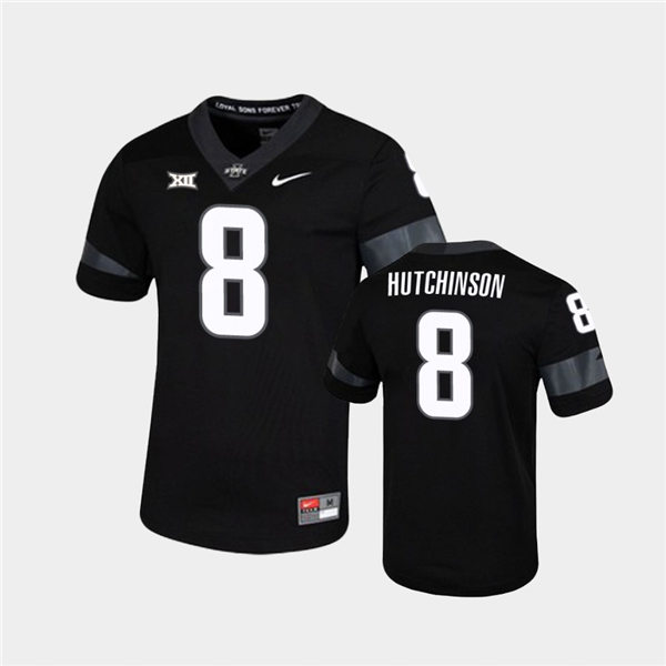 Mens Iowa State Cyclones #8 Xavier Hutchinson Nike 2020 Black College Football Jersey