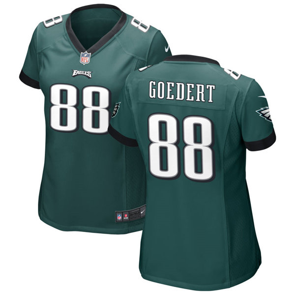 Womens Philadelphia Eagles #88 Dallas Goedert Nike Midnight Green Limited Jersey 