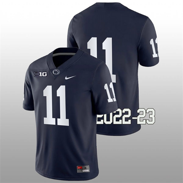 Mens Penn State Nittany Lions #11 Abdul Carter Nike Navy College Game Football Jersey