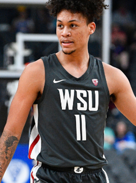 Mens Youth Washington State Cougars #11 DJ Rodman Nike 2022 Grey College Basketball Game Jersey
