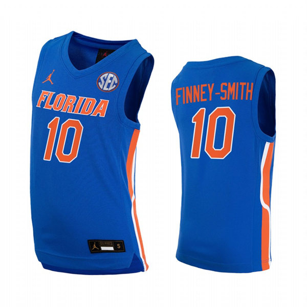 Mens Florida Gators #10 Dorian Finney-Smith Royal College Basketball Alumni Jersey