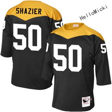 Men's #50 ryan shazier Pittsburgh Steelers Current Players Black Stitched Throwback VINTAGE 1967 Football