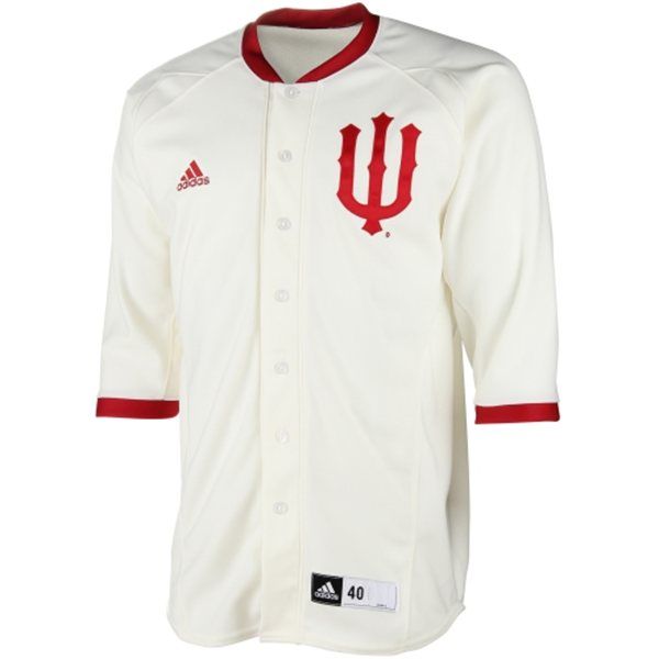 Mens Youth Indiana Hoosiers Custom Cream Retro Baseball Jersey
