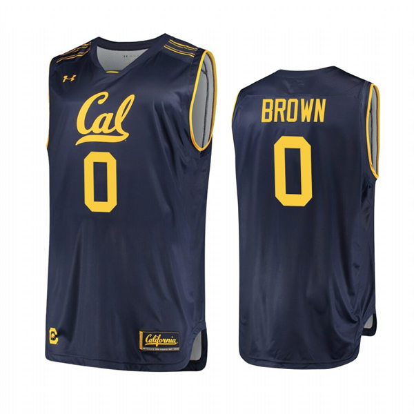 California Golden Bears #0 Jaylen Brown Navy College Basketball Alumni Limited Jersey