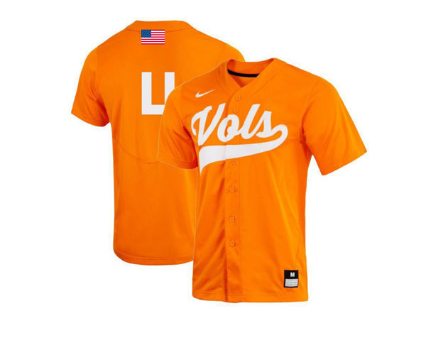Tennessee Volunteers #4 Seth Stephenson 2022 Diamond Nike Orange Vols College Baseball Game Jersey