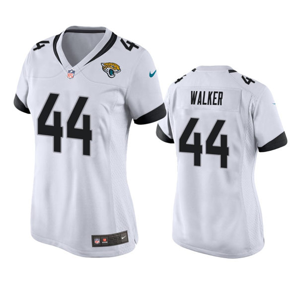 Womens Jacksonville Jaguars #44 Travon Walker Nike White Limited Jersey