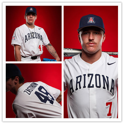 Mens Youth Womens Arizona Wildcats Custom 2025 XII White Baseball Limited Retro Jersey