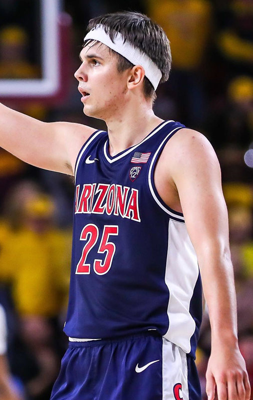 Mens Youth Arizona Wildcats #25 Kerr Kriisa 2023 Navy Basketball Limited Retro Jersey