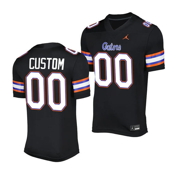 Florida Gators Custom 2025 Black Alternate Football SALUTING THOSE WHO SERVE UNIFORM Jersey